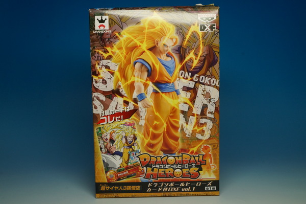 ドラゴンボールヒーローズカード付 DXF vol.1 超サイヤ人3孫悟空