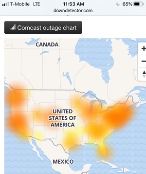 comcast down