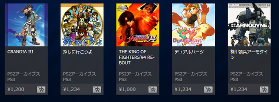 PS2アーカイブ