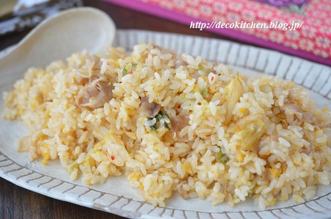 キムチ炒飯4