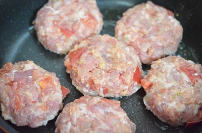 トマトハンバーグ工程7