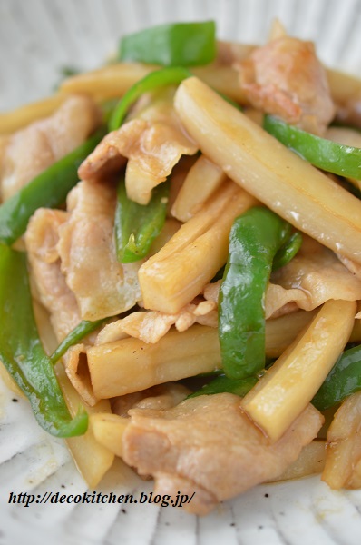 豚肉蓮根8