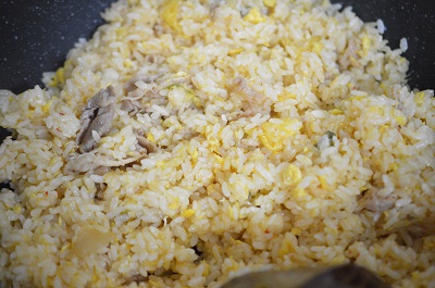 キムチ炒飯工程3