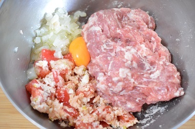 トマトハンバーグ工程5