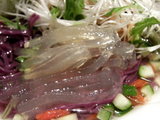 甘夏のかわり麺 具のアップ