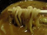 極濃海老つけ麺 麺のアップ