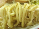 ぶたダブルラーメン 麺のアップ