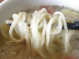 彩り野菜の豆乳つけ麺 麺のアップ