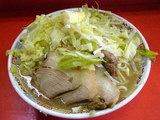 ぶた入りラーメン 600円 + 野菜ニンニク