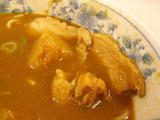 カレー中華 具のアップ