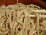 まぜそば 麺のアップ