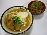 きしもとそば 840円 + ジューシー 263円