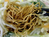 皿うどん 揚げ麺のカリカリ状態