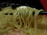 本店かさね味 麺のアップ