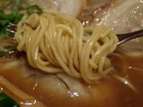 スペシャルチャーシューメン 麺のアップ