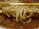 新宿タンメン 麺のアップ