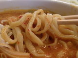 辛味つけそば 麺のアップ