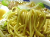 味噌チーズらーめん 麺のアップ