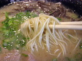 麺のアップ