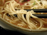伊勢海老そば 麺のアップ