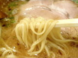 味噌らぁ麺 麺のアップ
