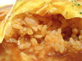 あらじんオムライス 断面