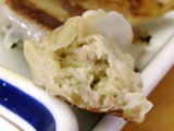 餃子の断面