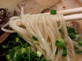 ラーメン 麺のアップ