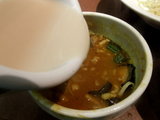 カレーつけめん スープ割