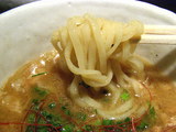 浸け豚そば 麺のアップ