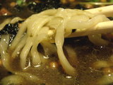 岩のりつけめん 麺のアップ
