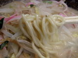 長崎ちゃんぽん 麺のアップ