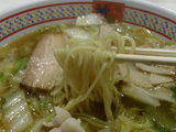 麺のアップ