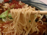 真・三代目味噌 〜 極味 〜 麺のアップ