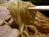 青山ら〜麺 麺のアップ