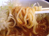 辛味つけそば 麺のアップ