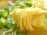 麺のアップ