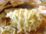 中華そば 麺のアップ