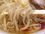 麺のアップ
