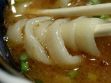 らうつけ(小) 麺のアップ