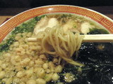 讃岐中華そば 麺のアップ