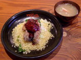 秋刀魚とおろしの梅じそチャーハン 620円