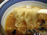 和だしつけ麺 麺のアップ