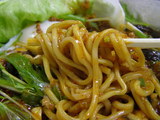 なすとひき肉の冷たいまぜまぜ麺 アップ画像