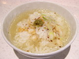 ライスにスープ投入!