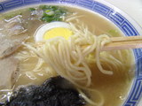 ラーメン 麺のアップ