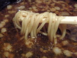 つけ麺 麺のアップ