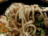 梅乃和え麺 麺のアップ