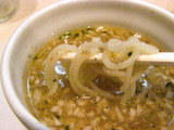 冷やし煮干塩もりそば 麺のアップ