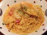 渡り蟹のトマトクリーム 409円